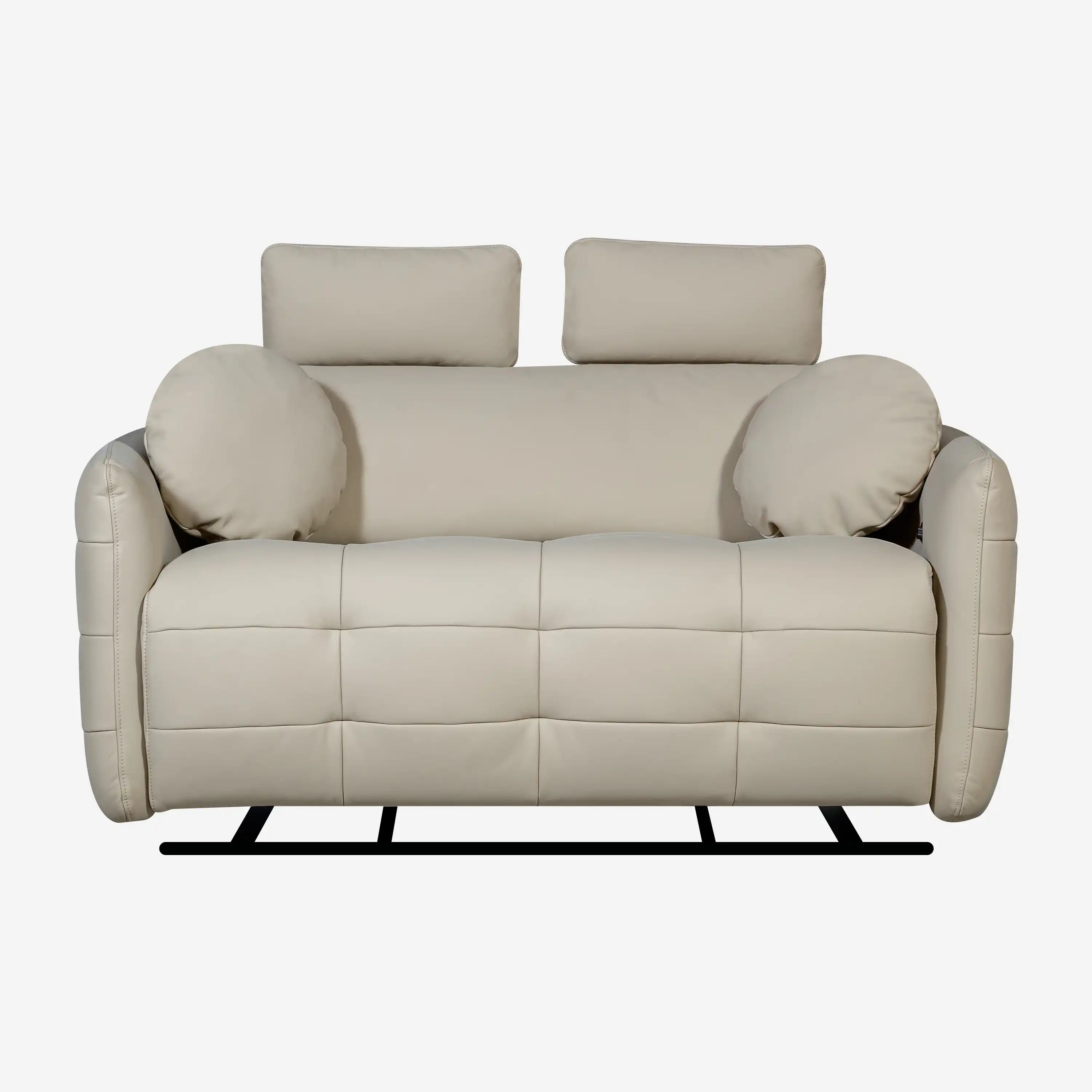 Graziosa 2 seater recliner Leather Sofa